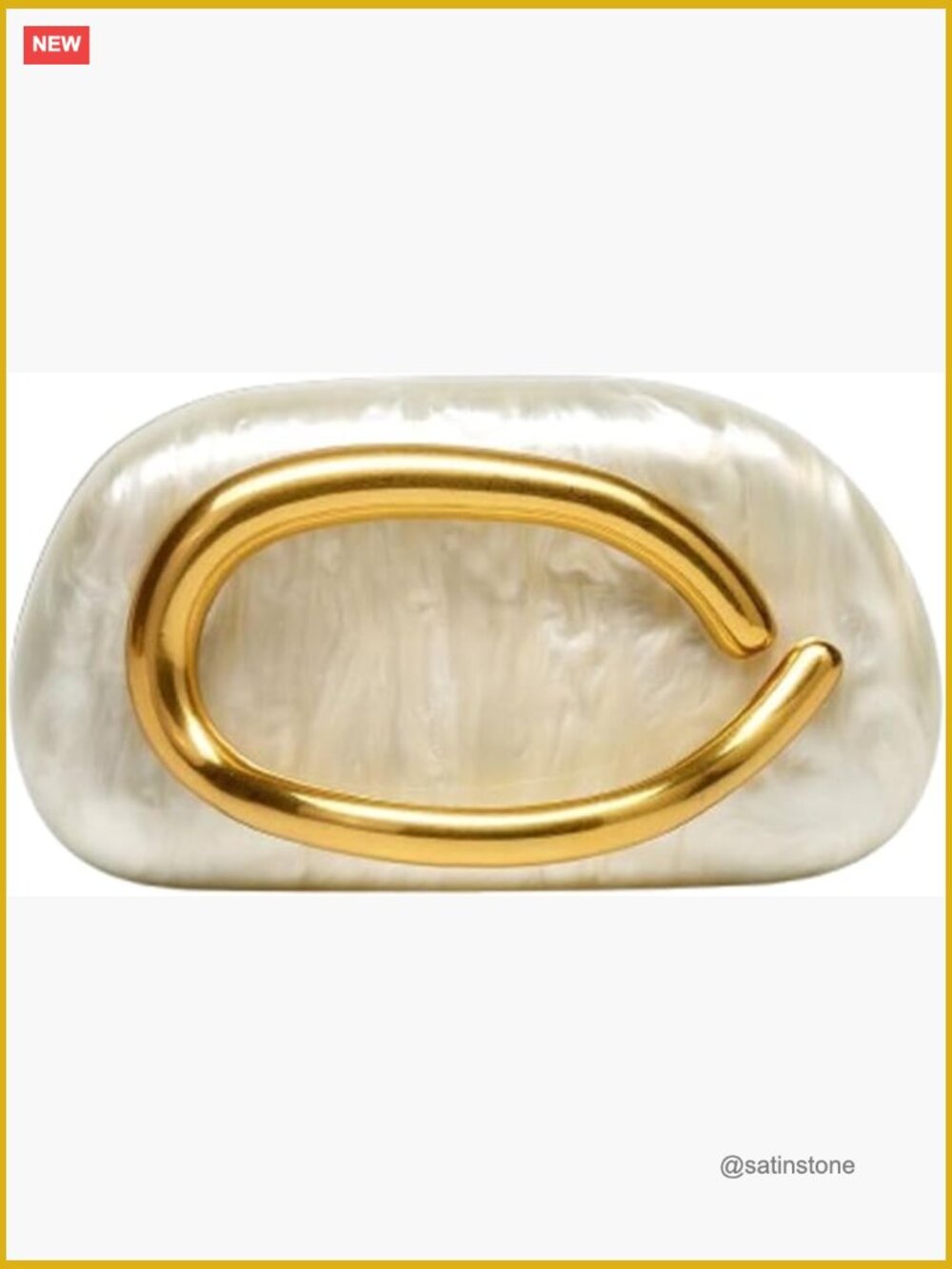 PU Leather Evening Clutch Crossbody Bag with Metal Decoration